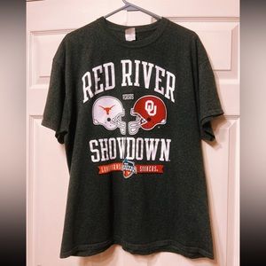 Oklahoma Sooners vs Texas Longhorns Football graphic tee